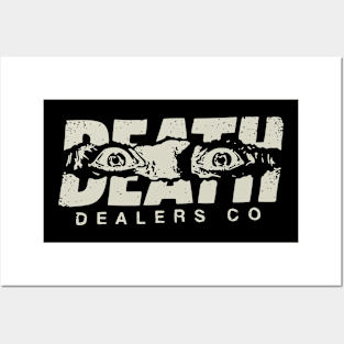 Death Face Eyes Logo Vintage Posters and Art